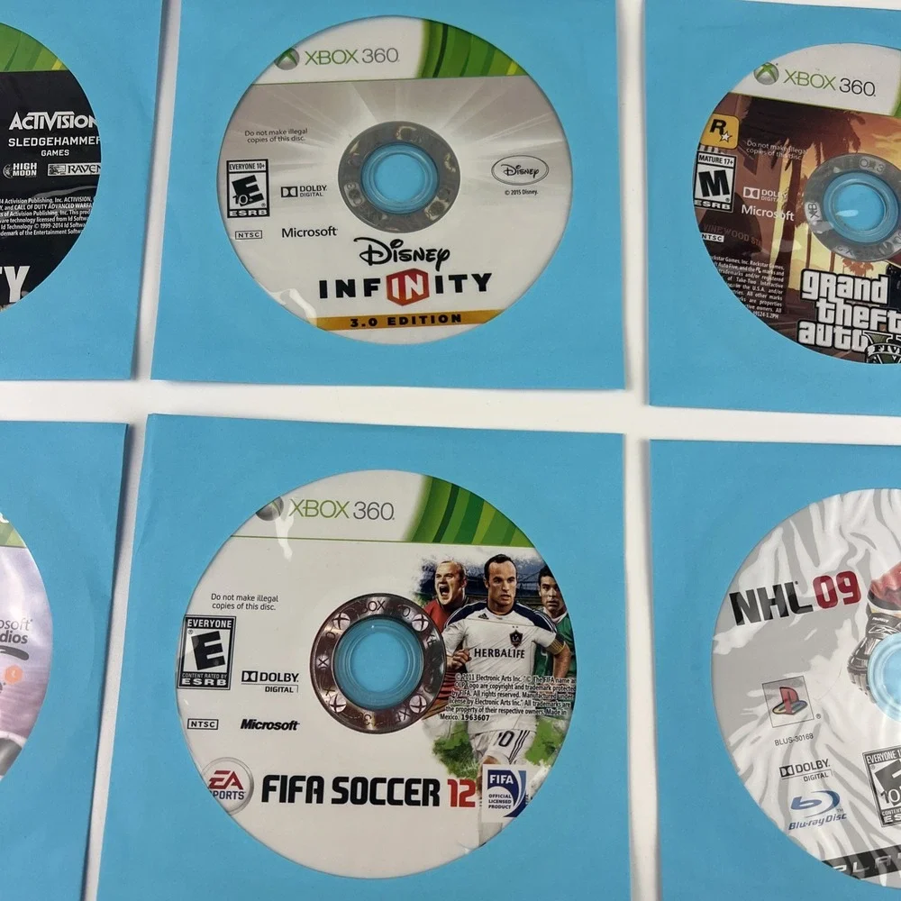 Multi Platform Loose Discs Video Game - Lot Of 50 - AS IS Untested Scratches #6